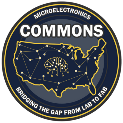 Microelectronics Commons (logo).