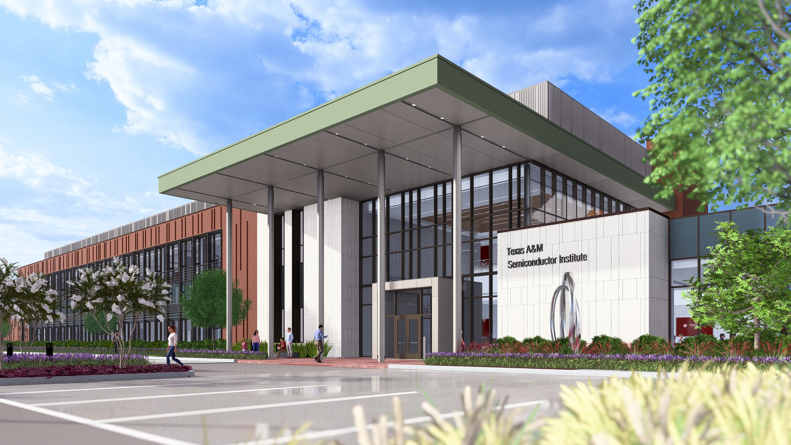 Illustration of new TSI building