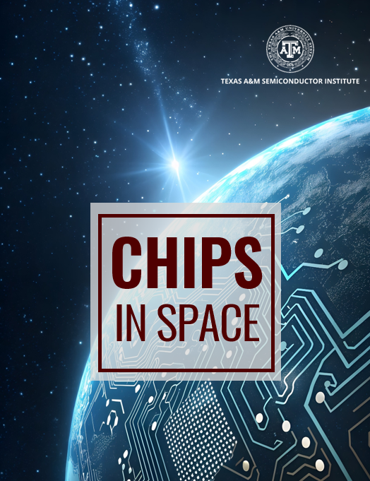 CHIPS in Space cover art featuring the earth covered with a microchip etchings.
